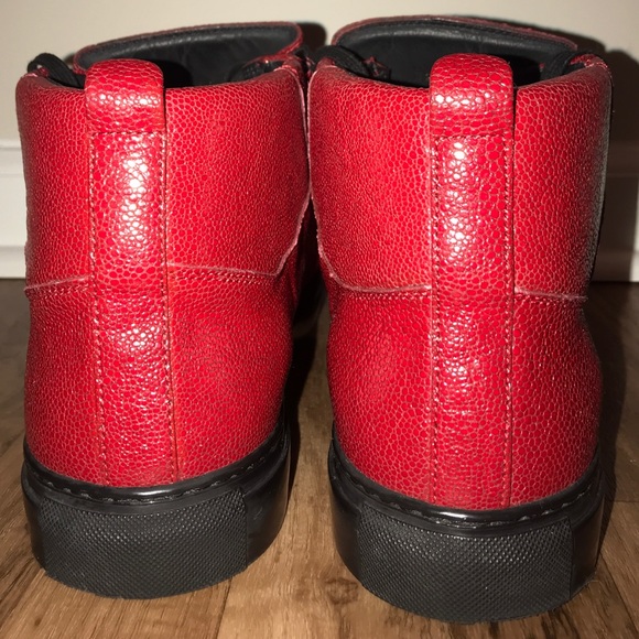 Balenciaga Arena Red stingray Sneaker. Size US13 - Picture 5 of 8